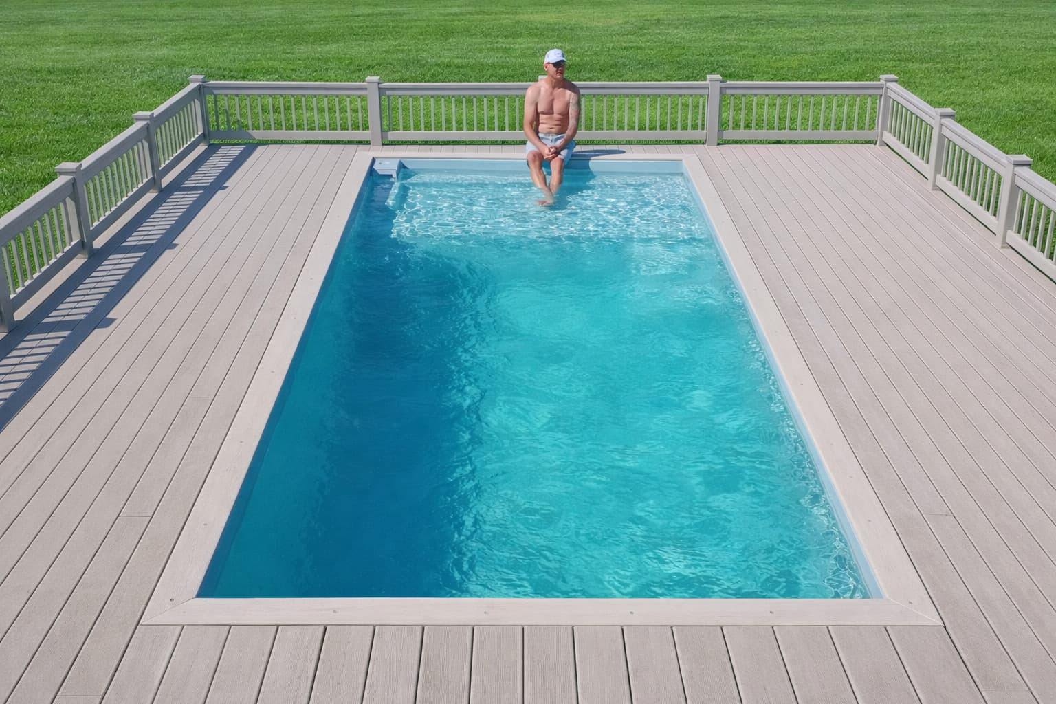 Pool Containers installation example for Knoxville, TN homeowners